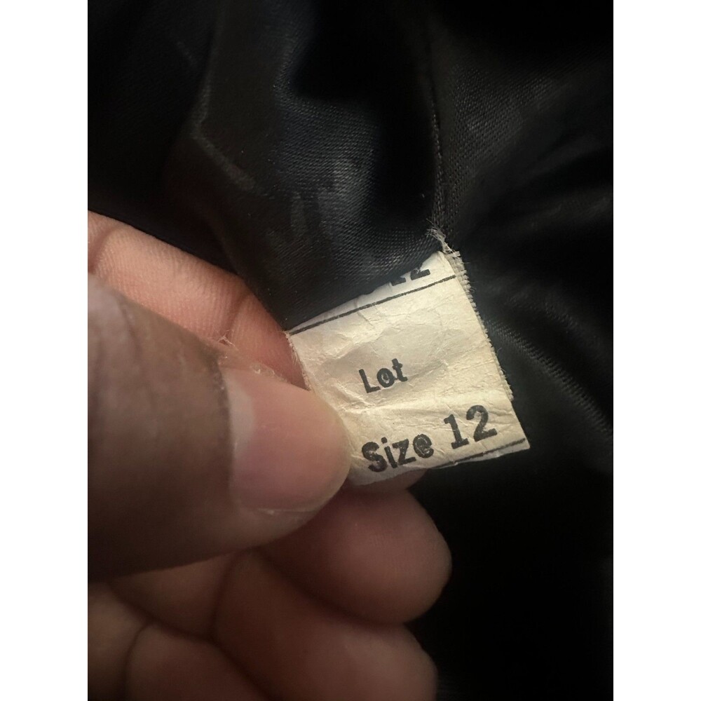Vintage Borgazia Faux Fur Coat Luxurious Deep Pile Black/Brown Sz 12 Winter Chic - Picture 6 of 8